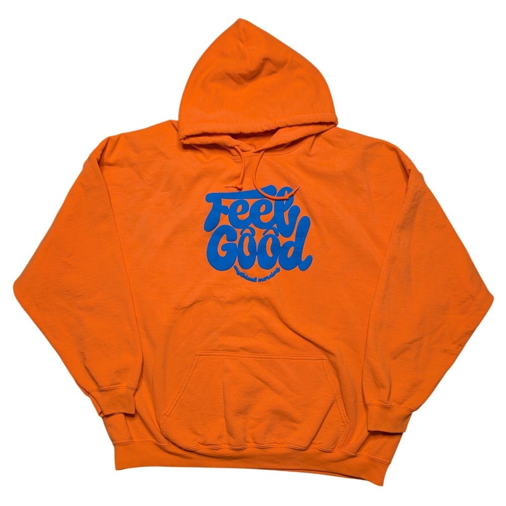 Good Mythical Morning 3XL Orange Feel Good Hoodie Pullover Plus Size